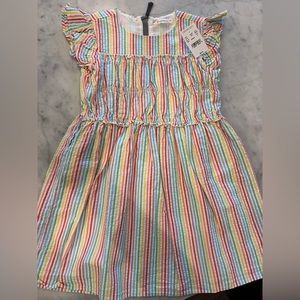 Brand new NWT girls j crew dress size 5 rainbow